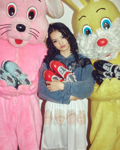 New Jewelry Mary Jane Lace / Red