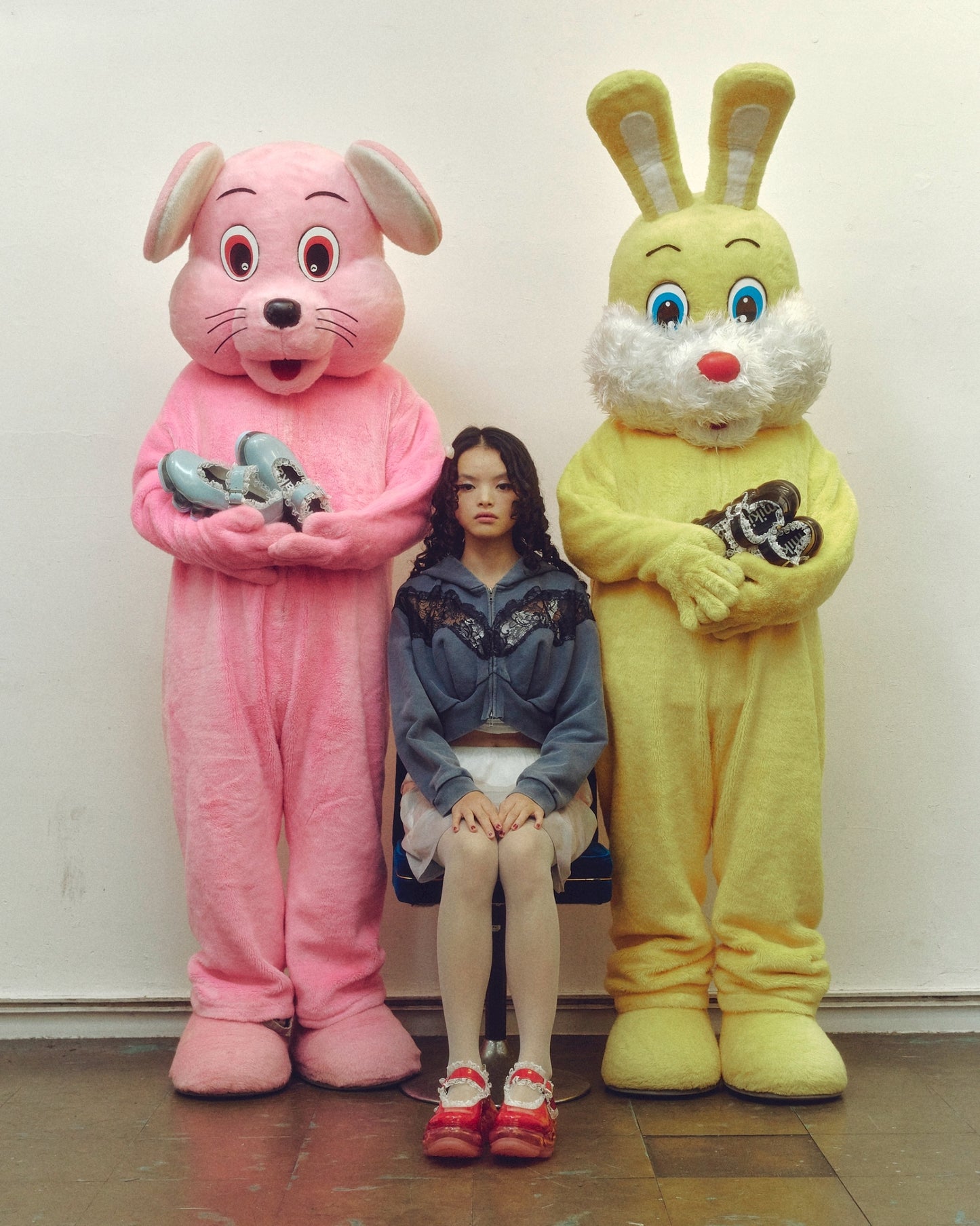 New Jewelry Mary Jane Lace / Red