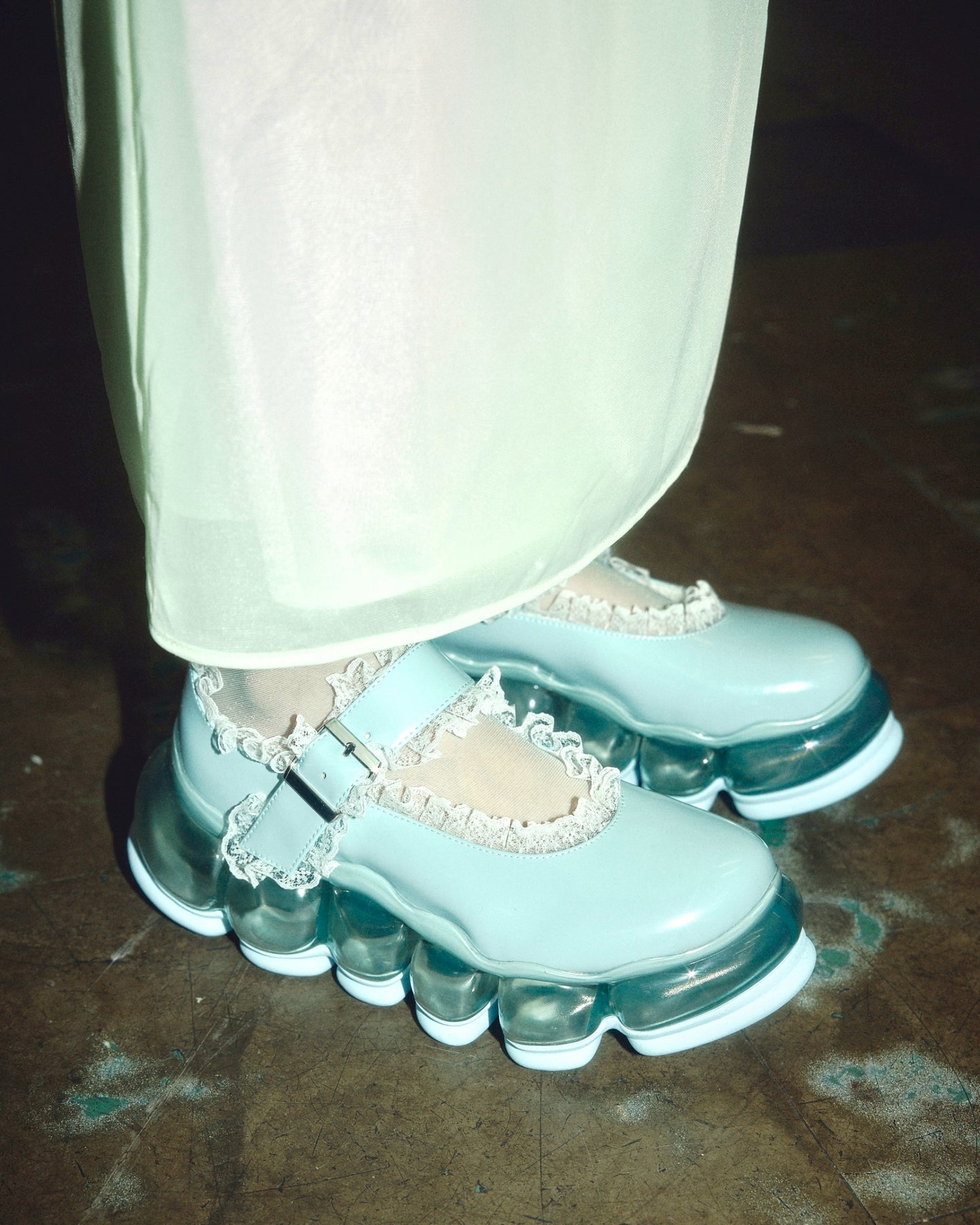 New Jewelry Mary Jane Lace / Gray