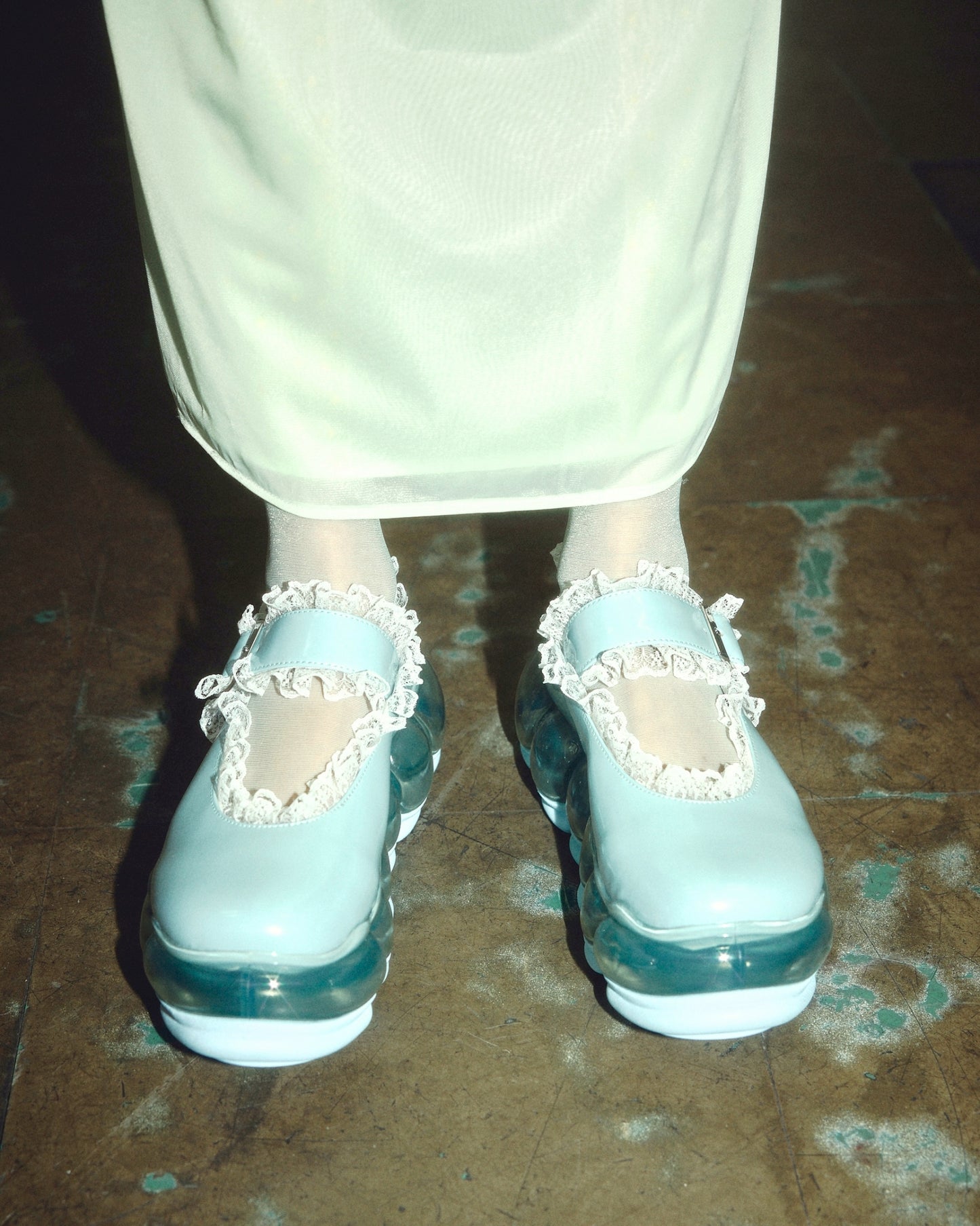 New Jewelry Mary Jane Lace / Gray