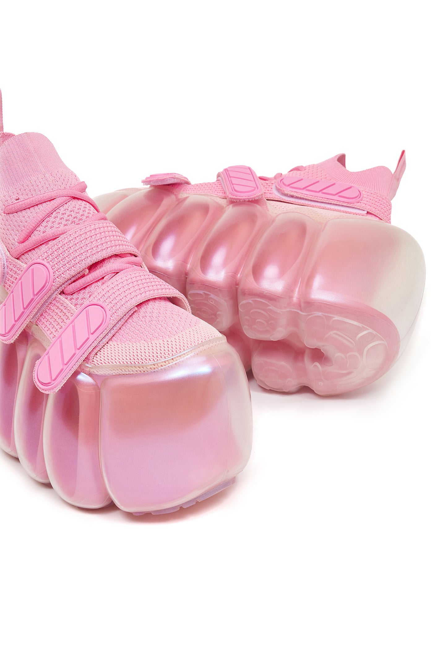 High Bubble Belt Cross / Pink