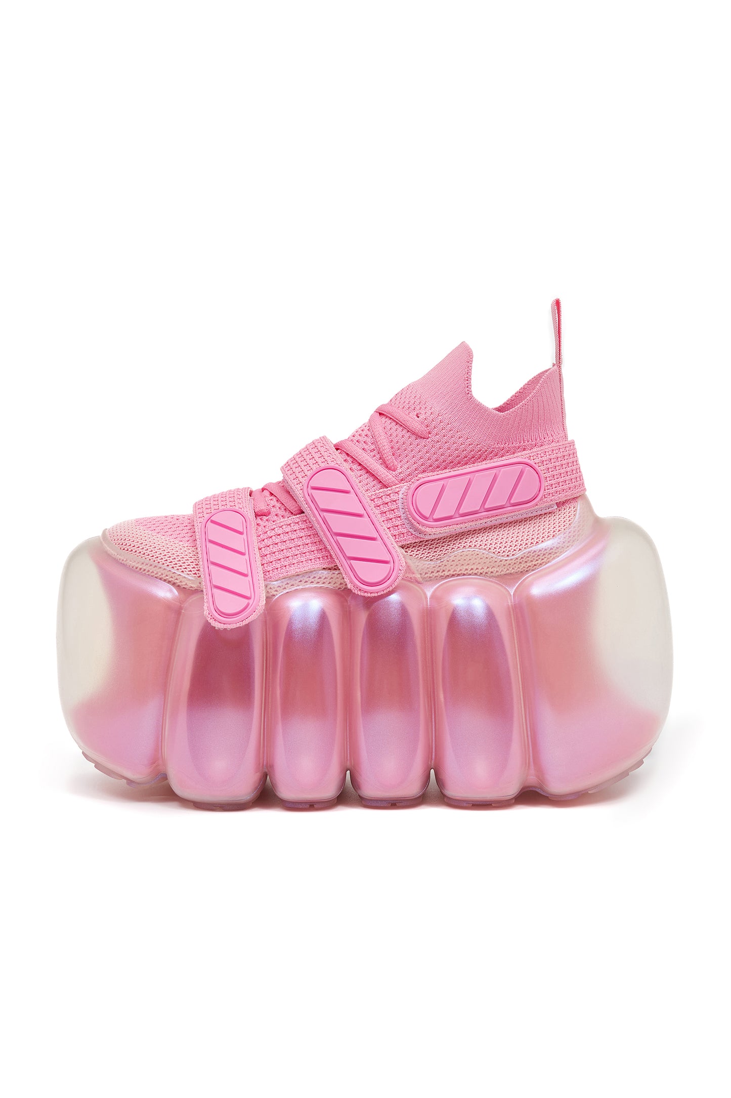 High Bubble Belt Cross / Pink