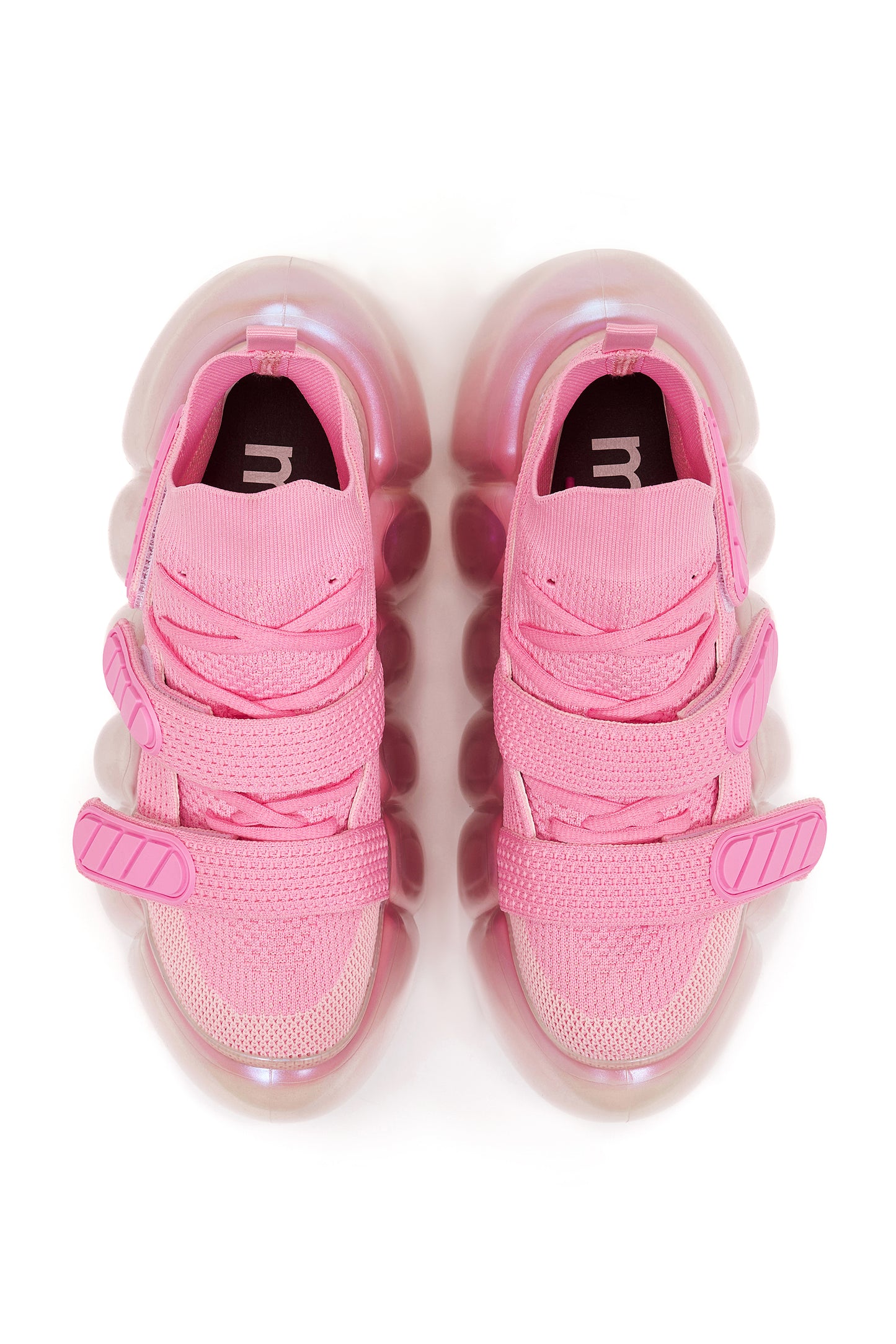 High Bubble Belt Cross / Pink