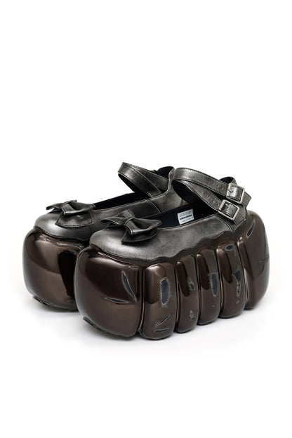 [Pre-order] High Bubble Cross Mary Jane / Chrome