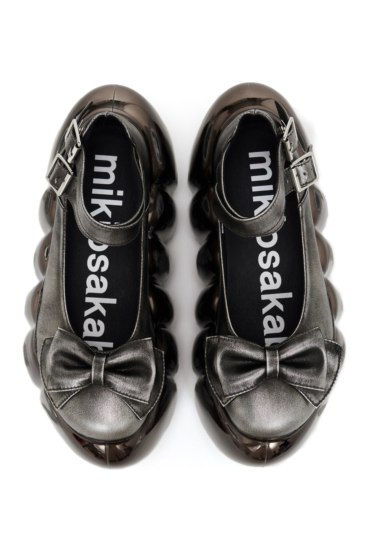 [Pre-order] High Bubble Cross Mary Jane / Chrome