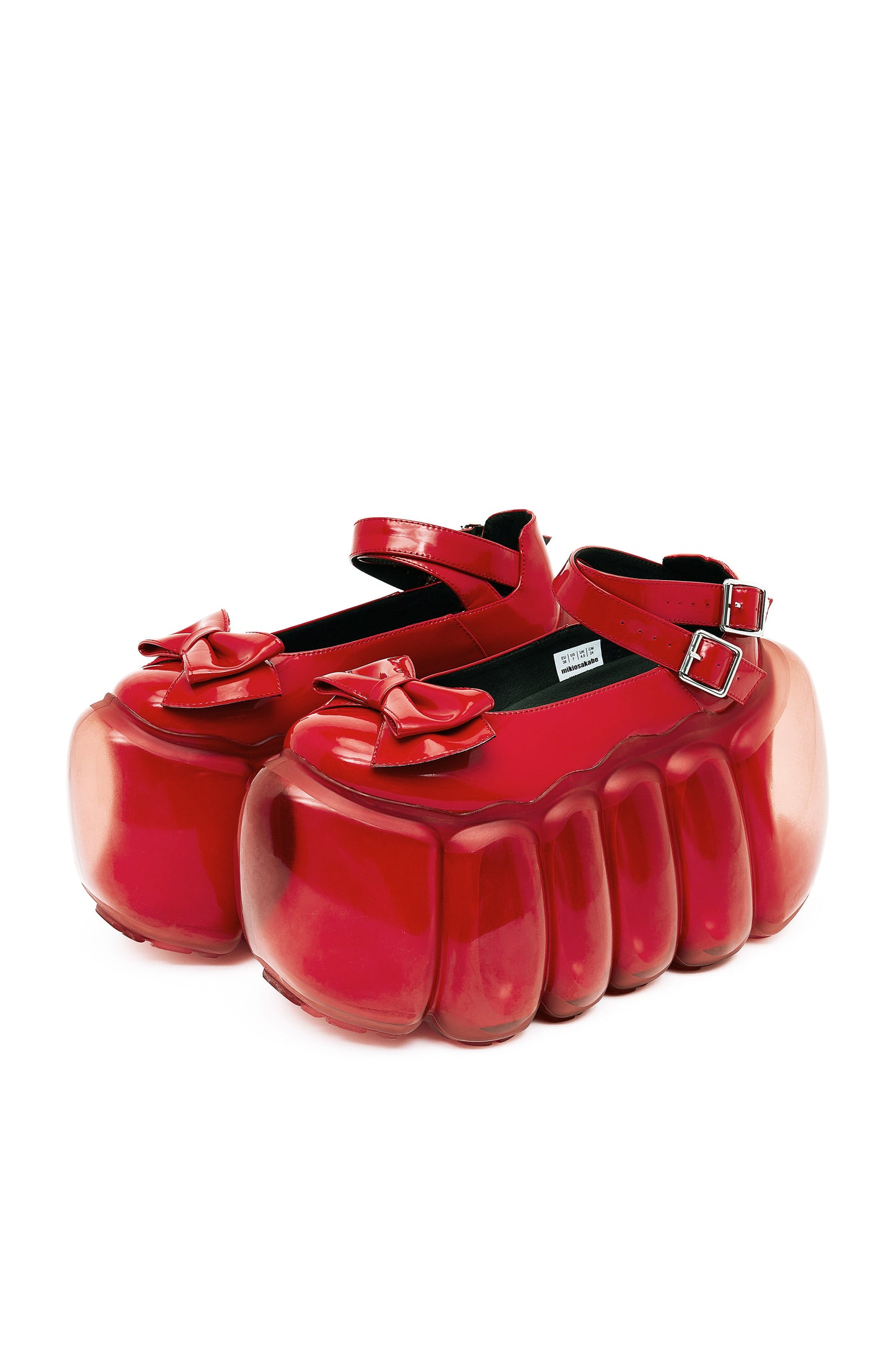 [Pre-order] High Bubble Cross Mary Jane / Red