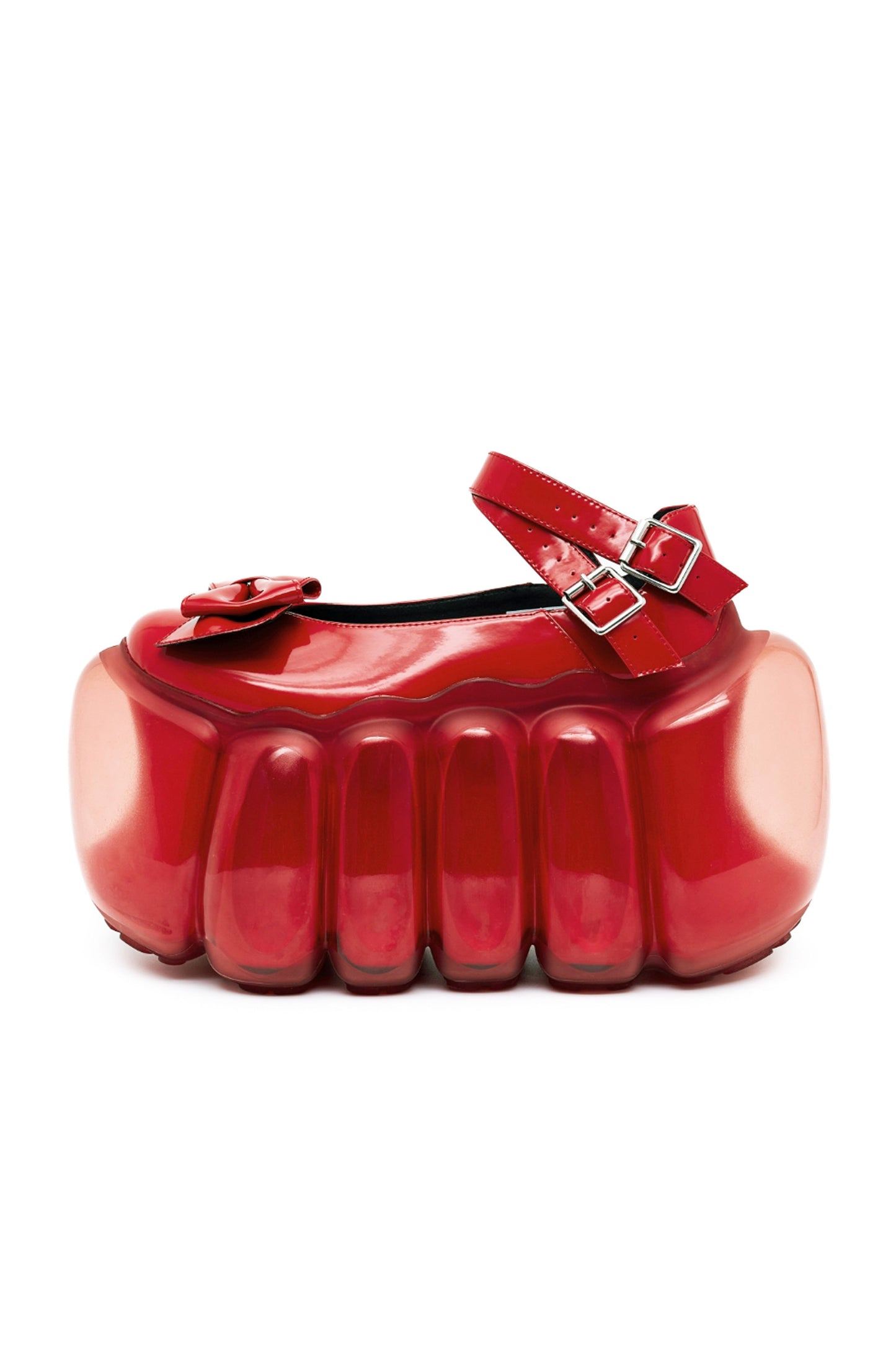 [Pre-order] High Bubble Cross Mary Jane / Red