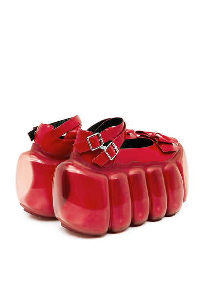 [Pre-order] High Bubble Cross Mary Jane / Red