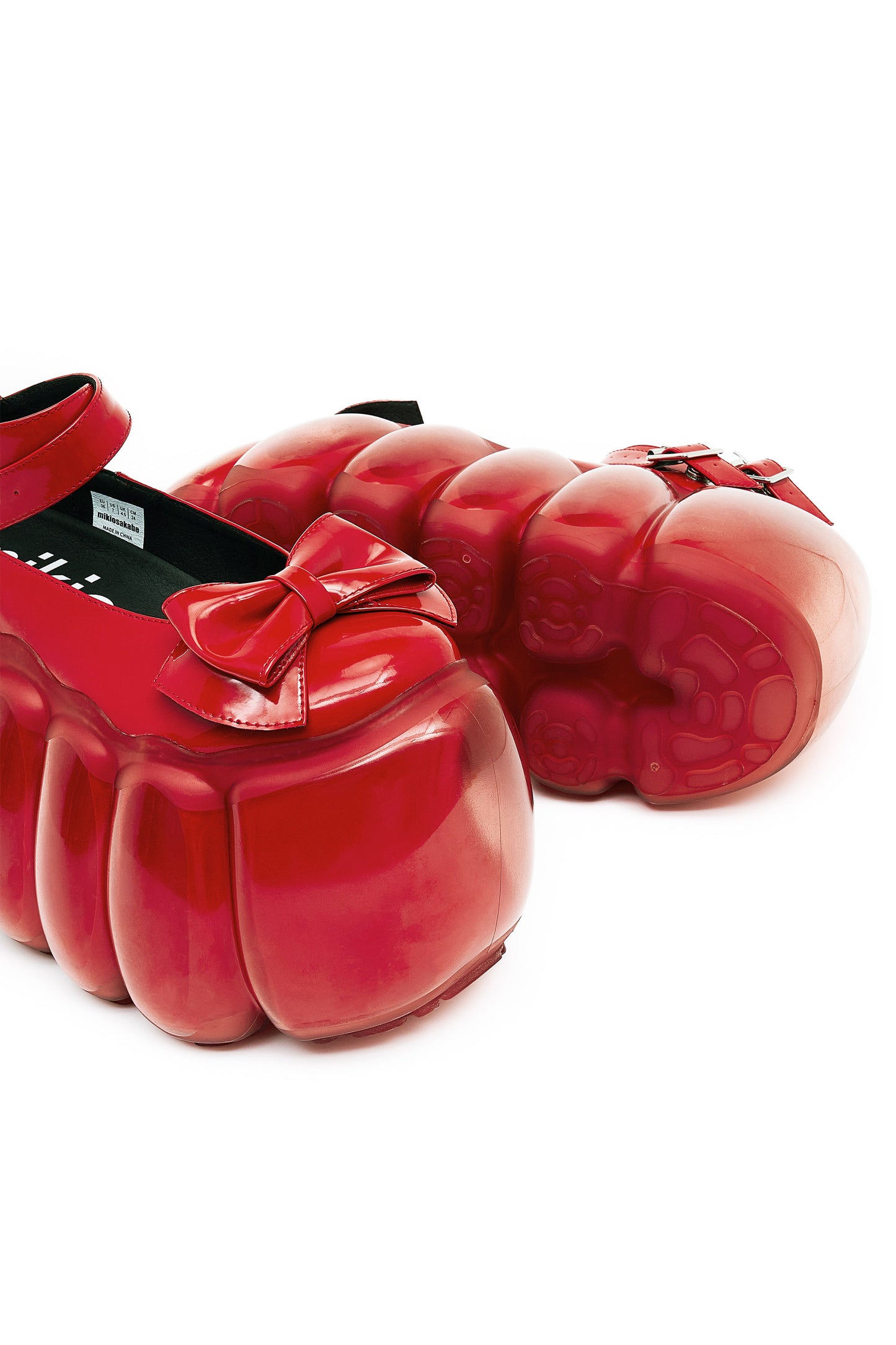 [Pre-order] High Bubble Cross Mary Jane / Red