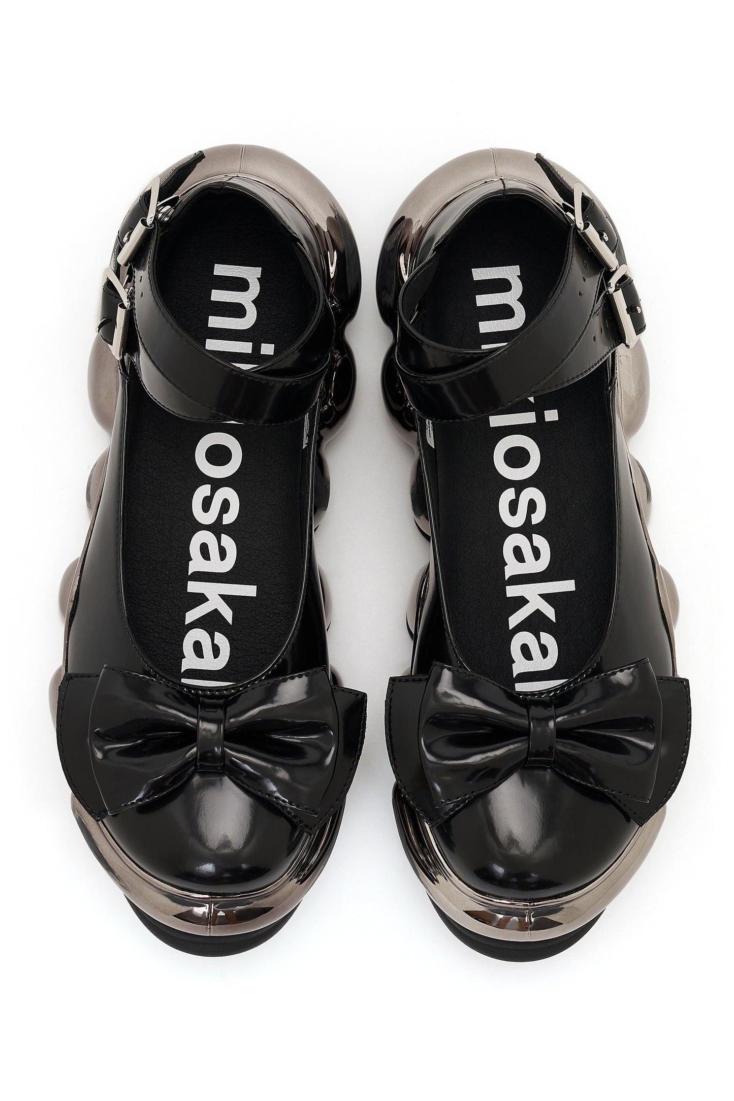 New Jewelry Chrome Mary Jane / Black