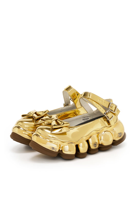 New Jewelry Chrome Mary Jane / Gold