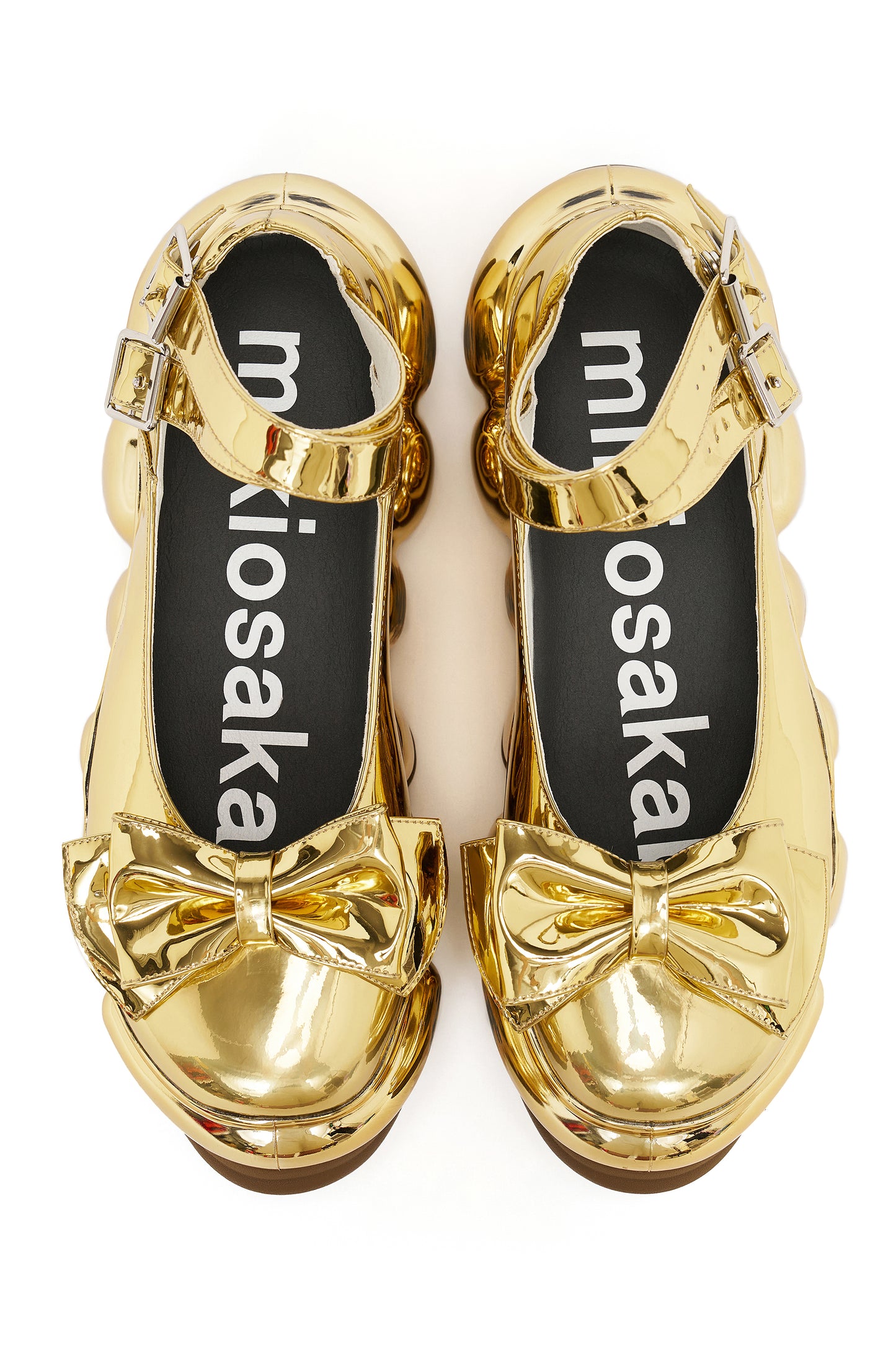 New Jewelry Chrome Mary Jane / Gold