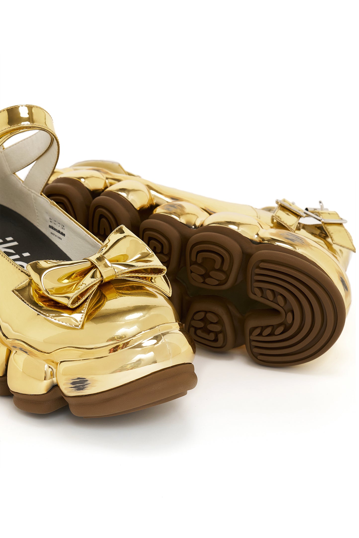 New Jewelry Chrome Mary Jane / Gold