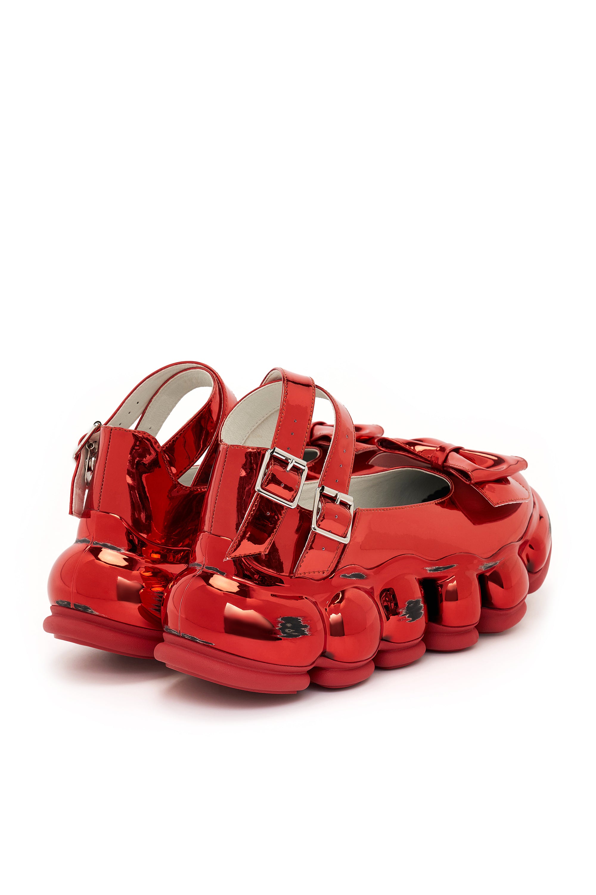 New Jewelry Chrome Mary Jane / Red｜MIKIOSAKABE&JennyFax公式ストア