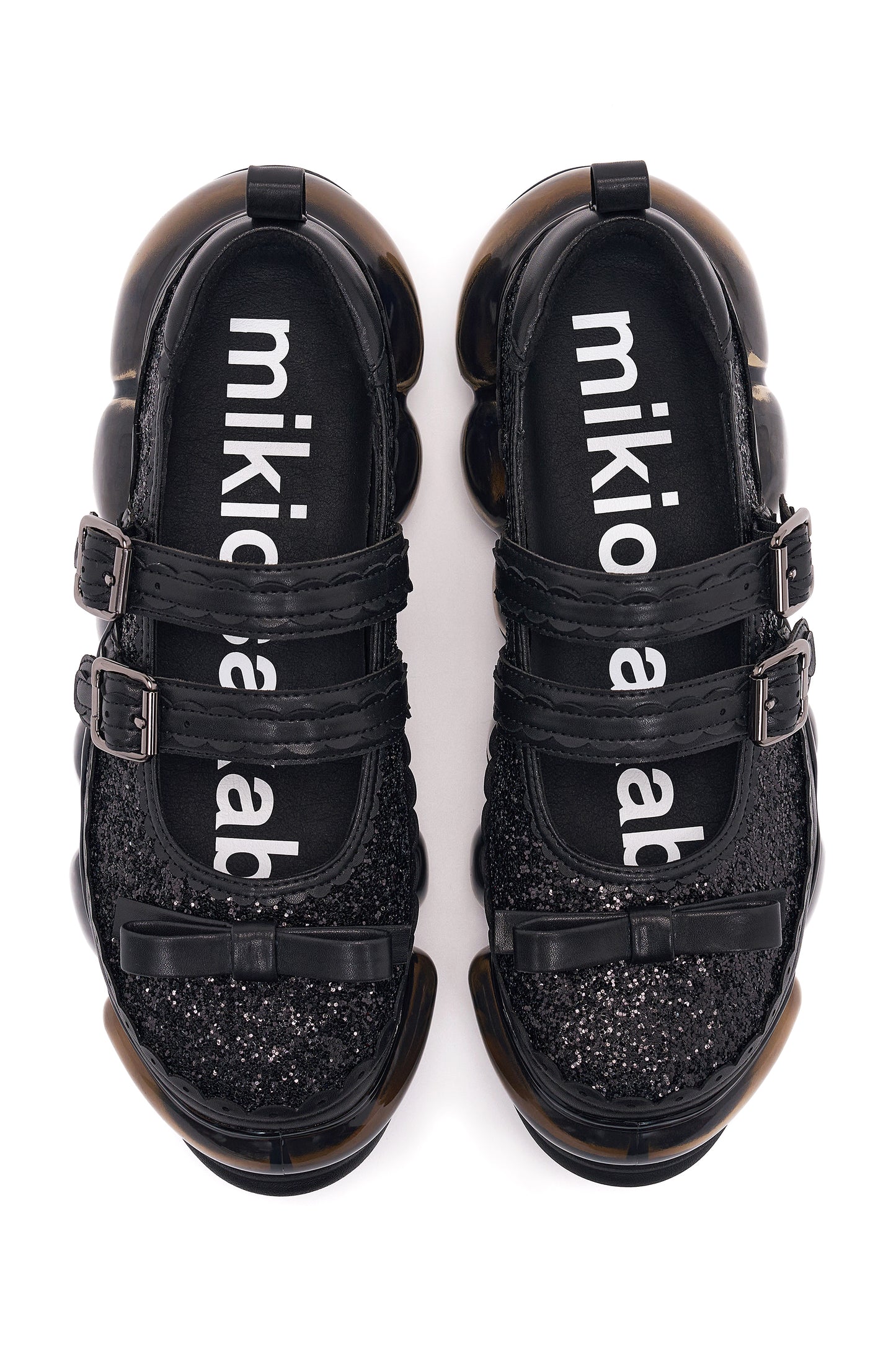 New Jewelry Mary Jane Sugar / Black Glitter