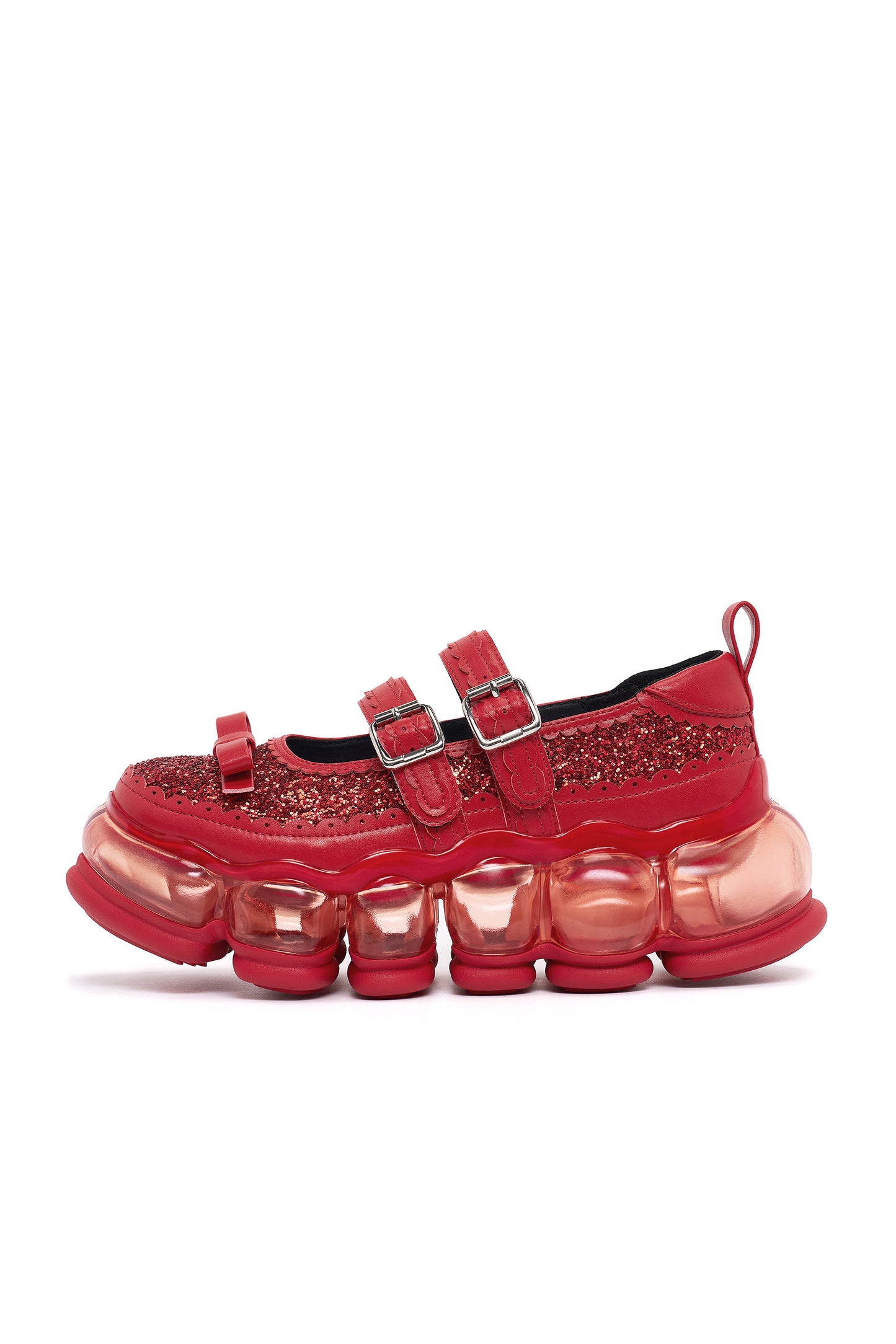 New Jewelry Mary Jane Sugar / Red Glitter