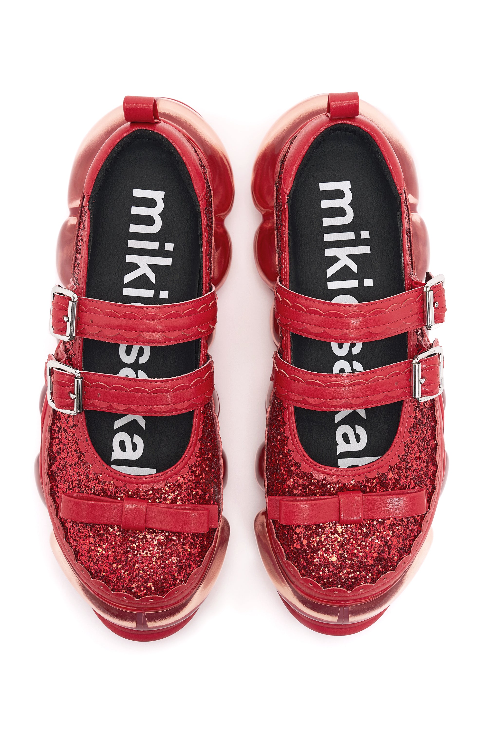 靴 Mikiosakabe Mary Jane Sugar Red Glitter New Jewelry Mary Jane Sugar / Red Glitter – MIKIOSAKABE & JennyFax