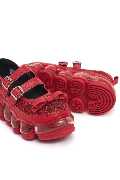 New Jewelry Mary Jane Sugar / Red Glitter