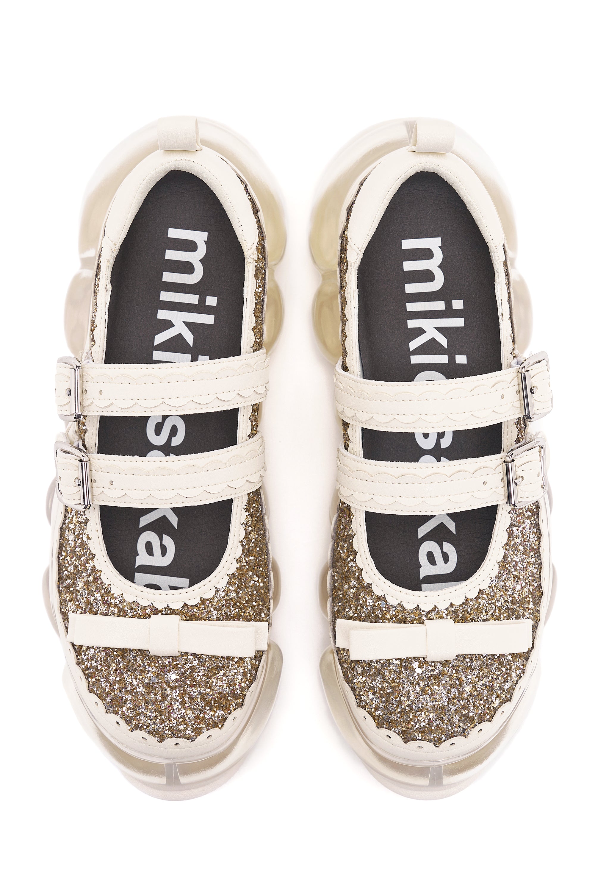 New Jewelry Mary Jane Sugar / White Glitter – MIKIOSAKABE