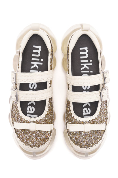 New Jewelry Mary Jane Sugar / White Glitter