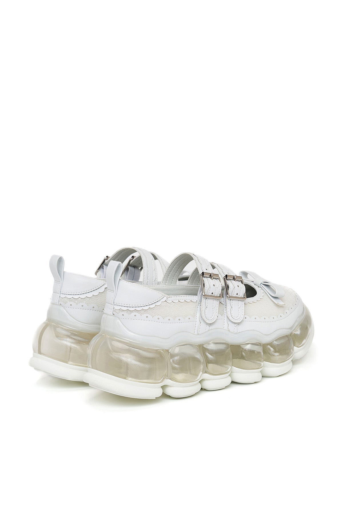 New "Jewelry" Mary Jane Sugar / White
