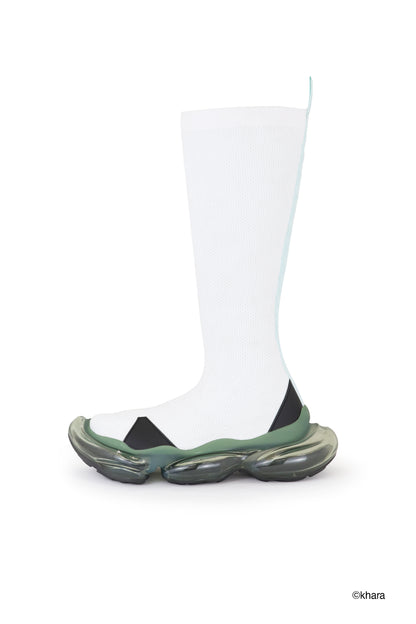 【EG26受注】Mirage Sync-Line Evangelion Long Socks / White / MSEG26 SH03