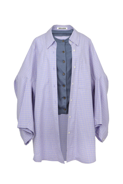 【SS26受注】Layered Garden Shirt / Blue / MSS26B03