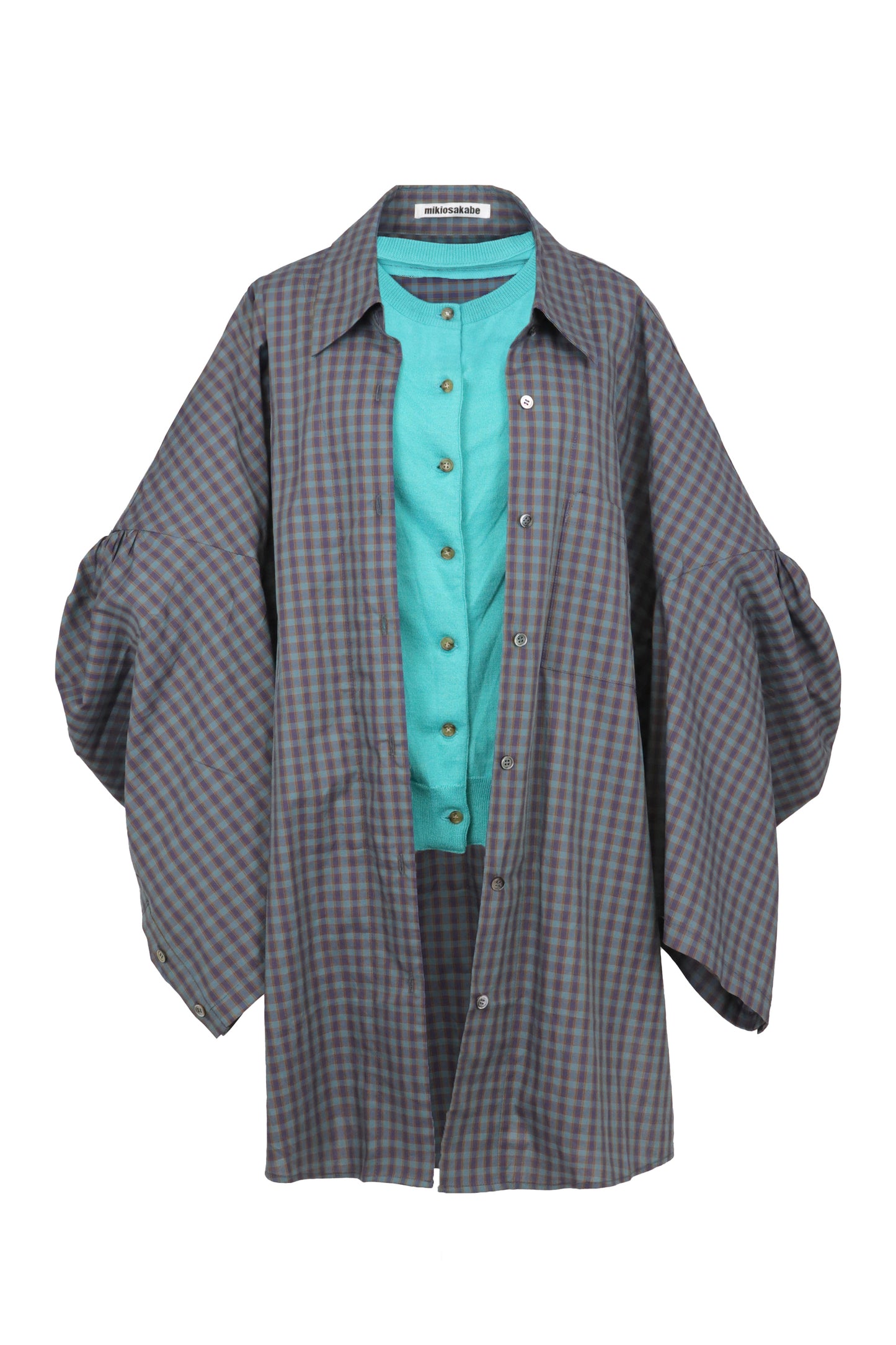 【SS26受注】 Layered Garden Shirt / Green / MSS26B03