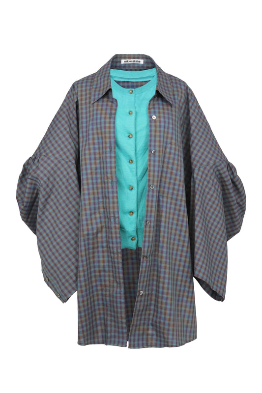 【SS26受注】 Layered Garden Shirt / Green / MSS26B03