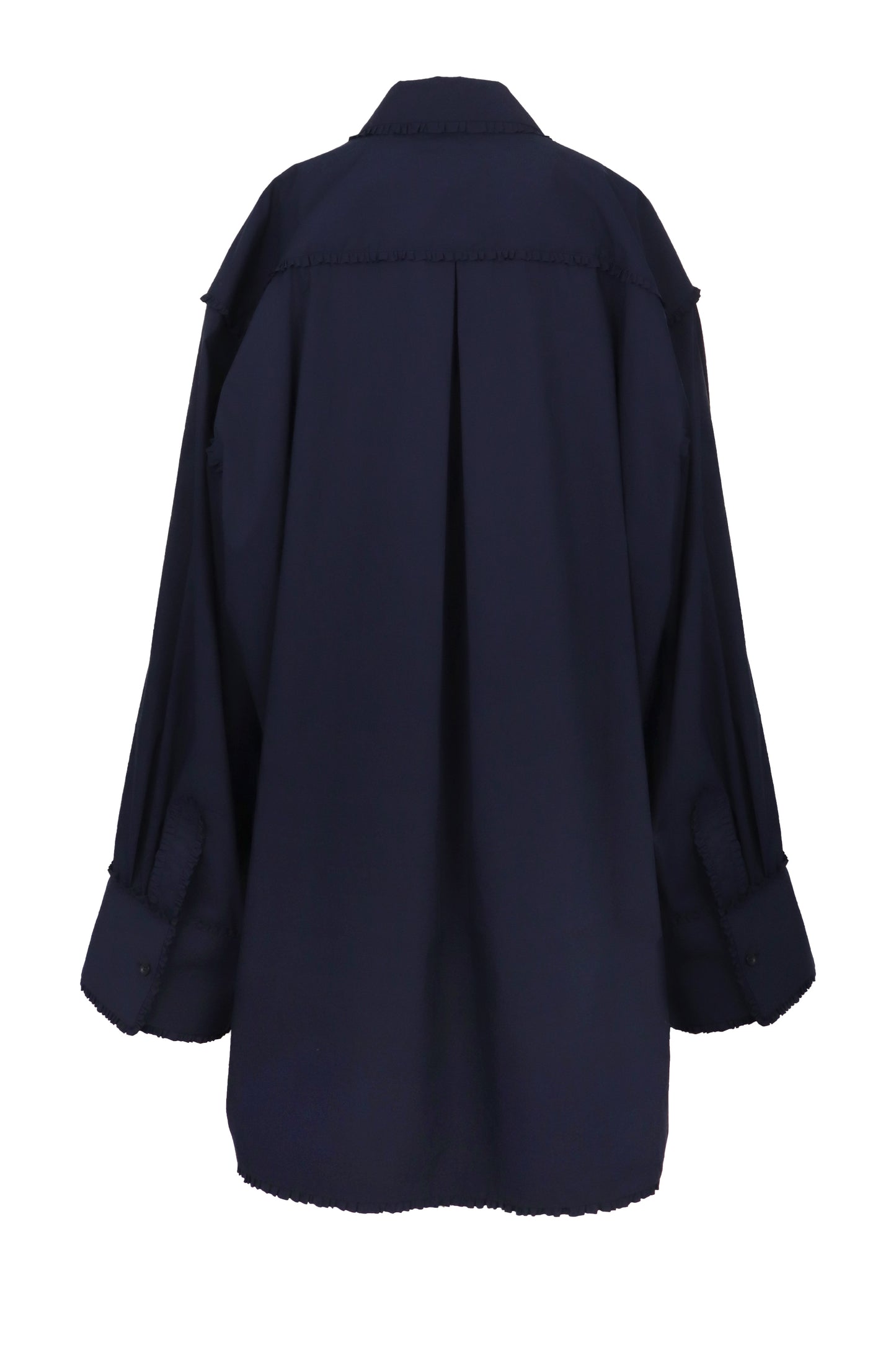 【SS26受注】Flower Out Shirt / Navy / MSS26B05