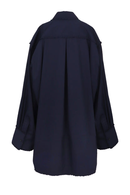【SS26受注】Flower Out Shirt / Navy / MSS26B05