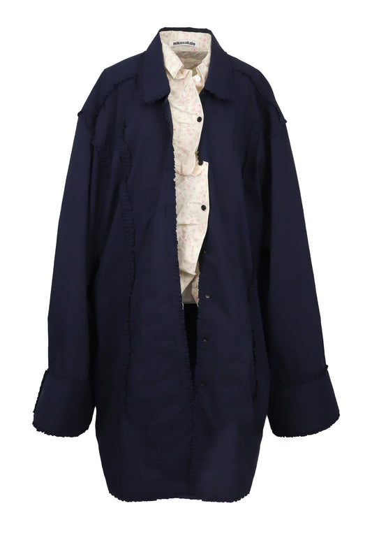 【SS26受注】Flower Out Shirt / Navy / MSS26B05