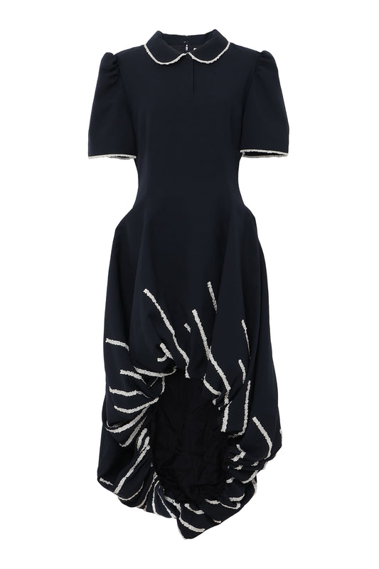 【SS26受注】Balloon Dress / Navy / MSS26D04