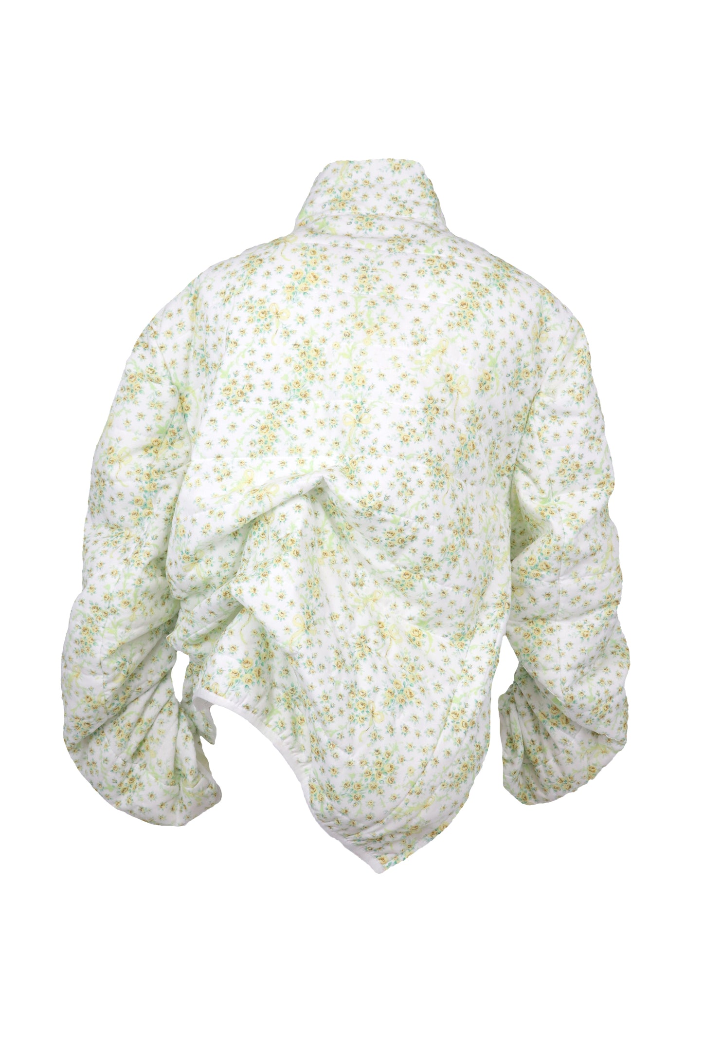 【SS26受注】Confusing Flower Light Down Jacket / Light Green / MSS26JK011