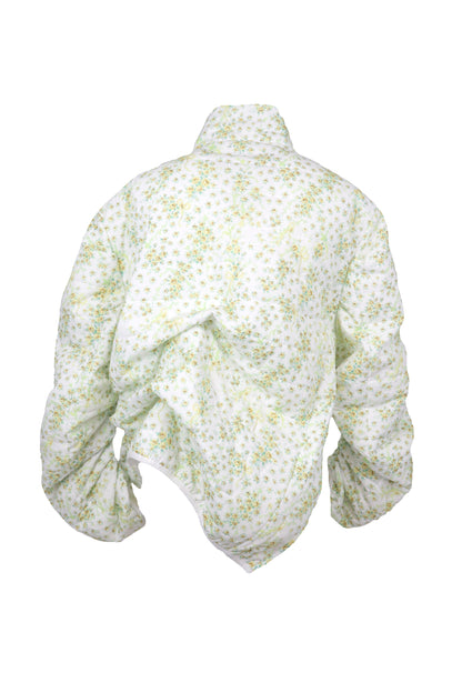 【SS26受注】Confusing Flower Light Down Jacket / Light Green / MSS26JK011