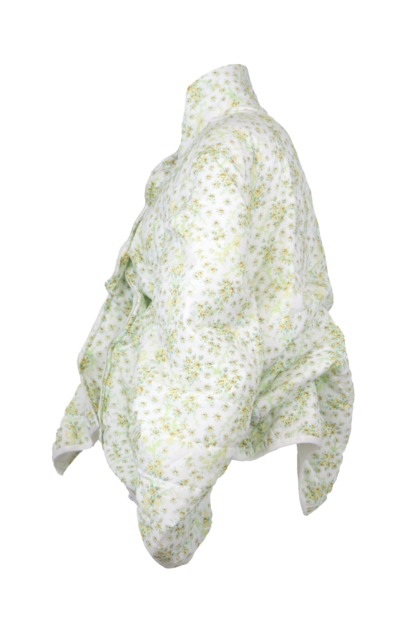 【SS26受注】Confusing Flower Light Down Jacket / Light Green / MSS26JK011