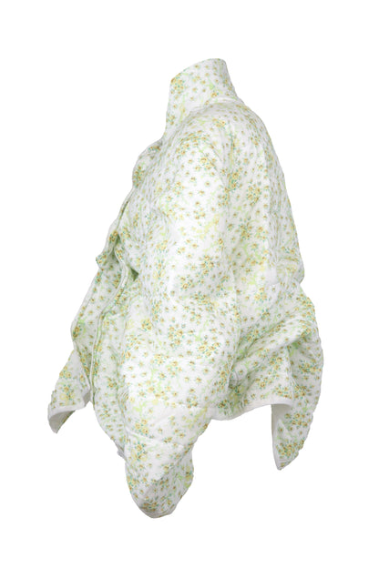 【SS26受注】Confusing Flower Light Down Jacket / Light Green / MSS26JK011