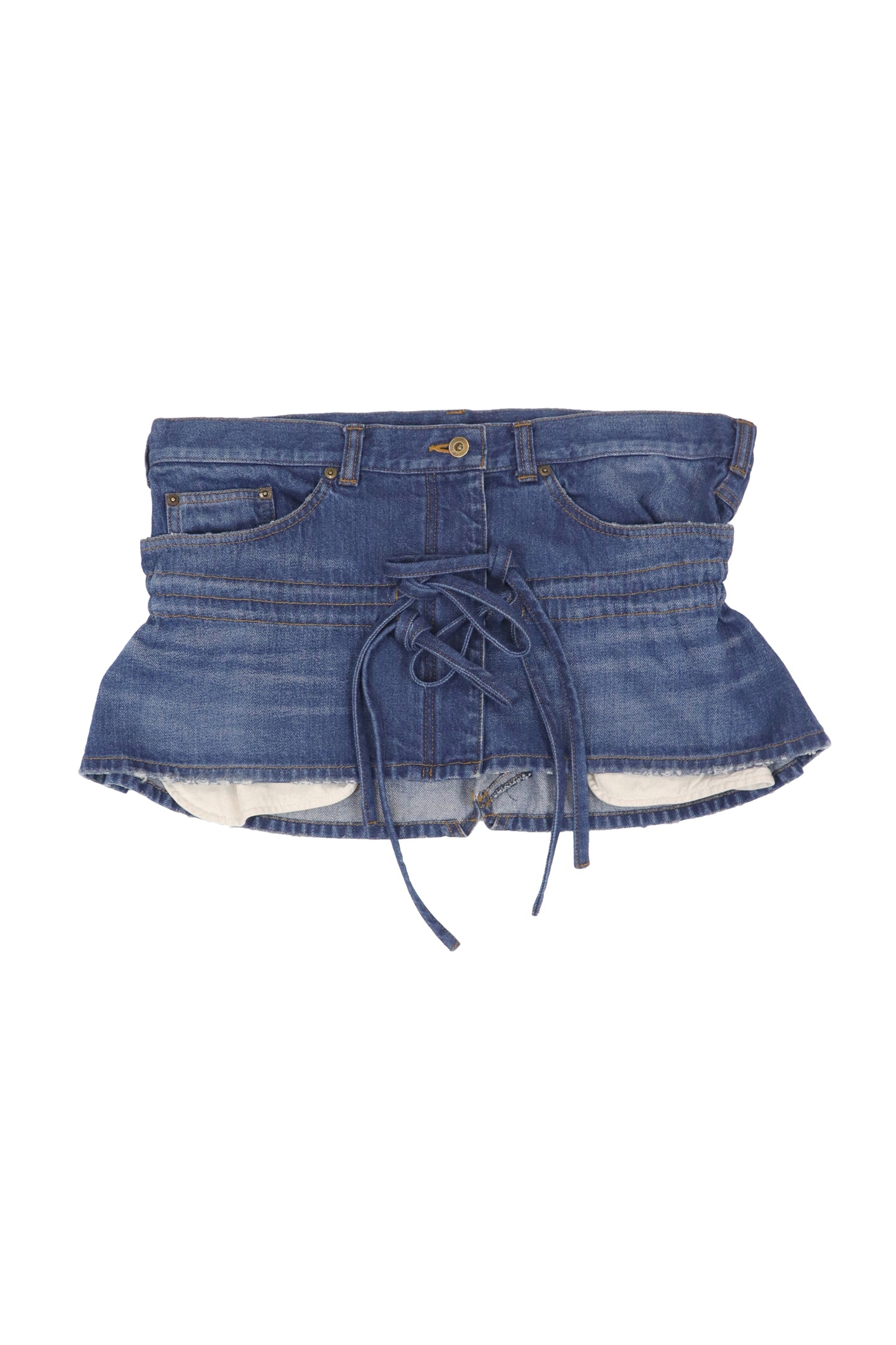 【SS26受注】Mini Denim Skirt / Blue / MSS26S01