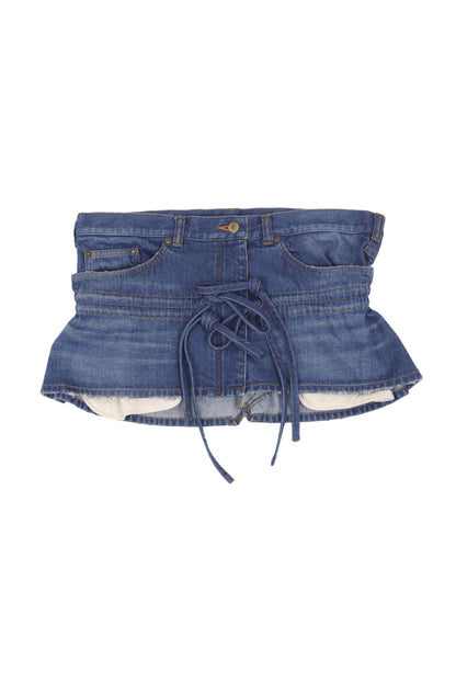 【SS26受注】Mini Denim Skirt / Blue / MSS26S01