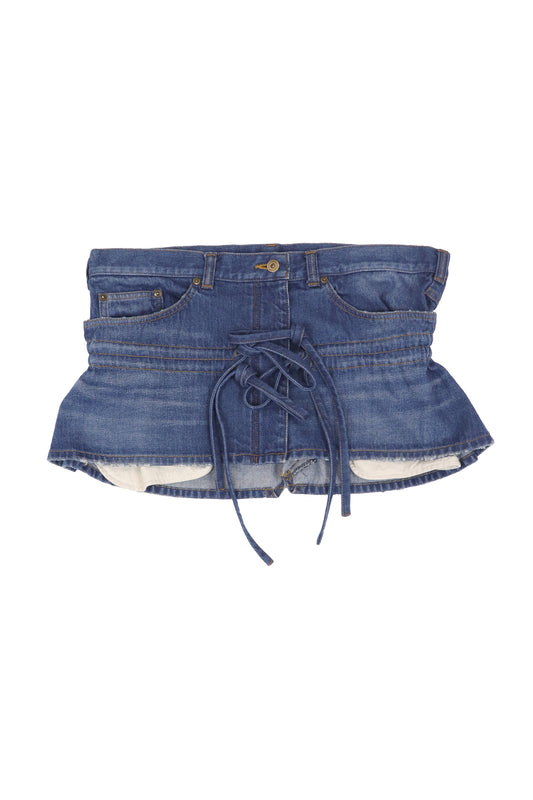 【SS26受注】Mini Denim Skirt / Blue / MSS26S01