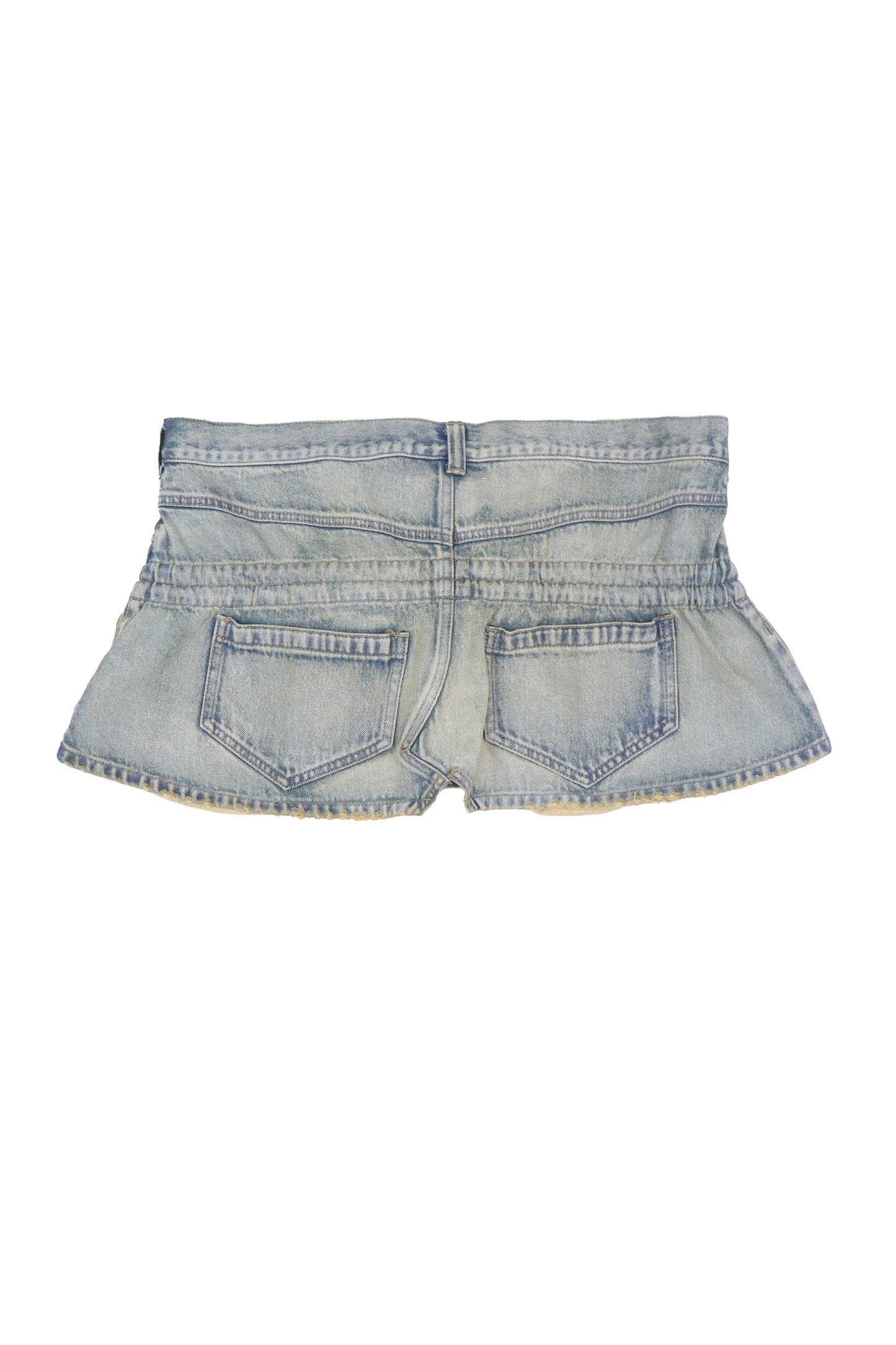 【SS26受注】Mini Denim Skirt / Light Blue / MSS26S01