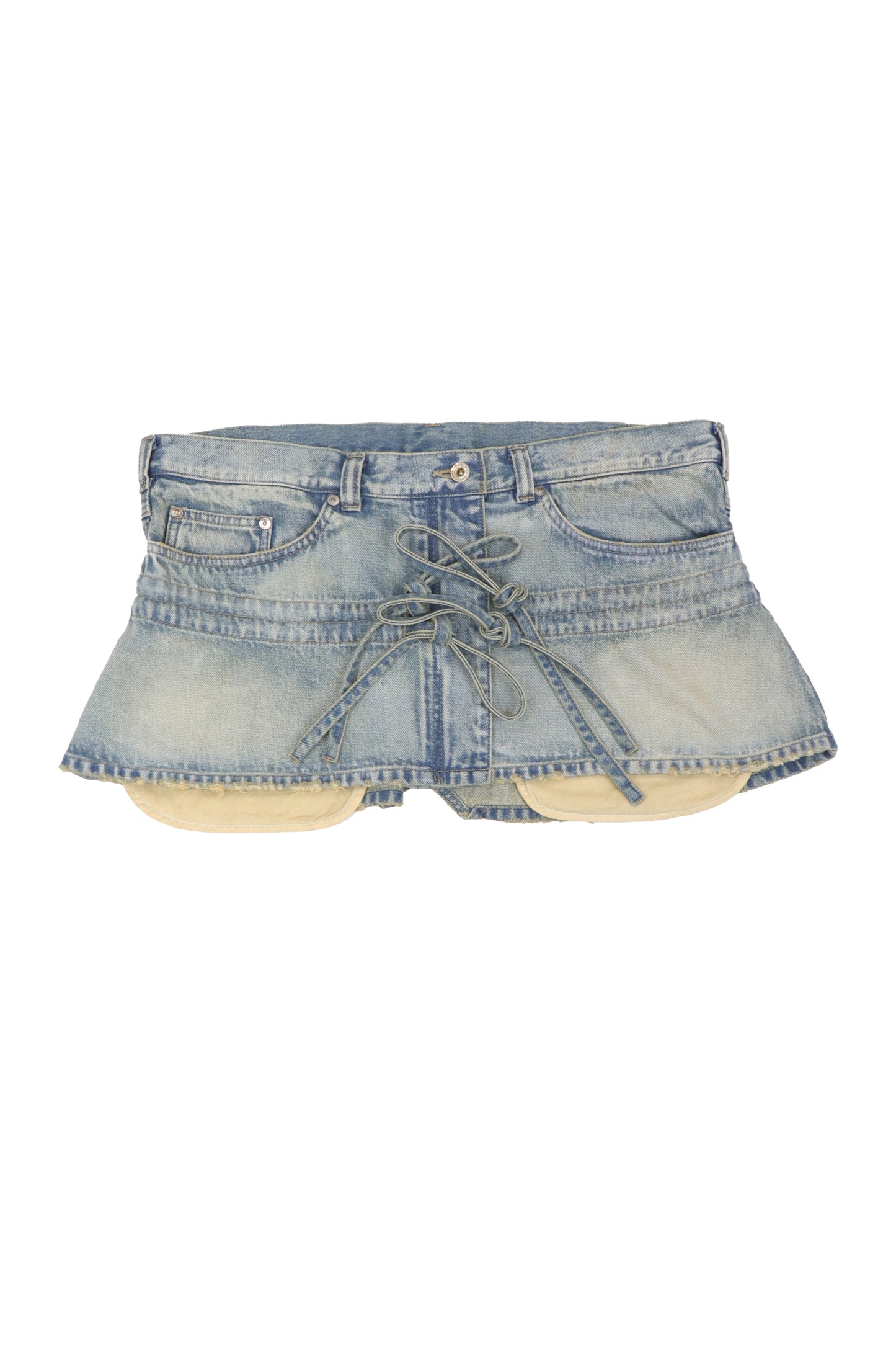 【SS26受注】Mini Denim Skirt / Light Blue / MSS26S01