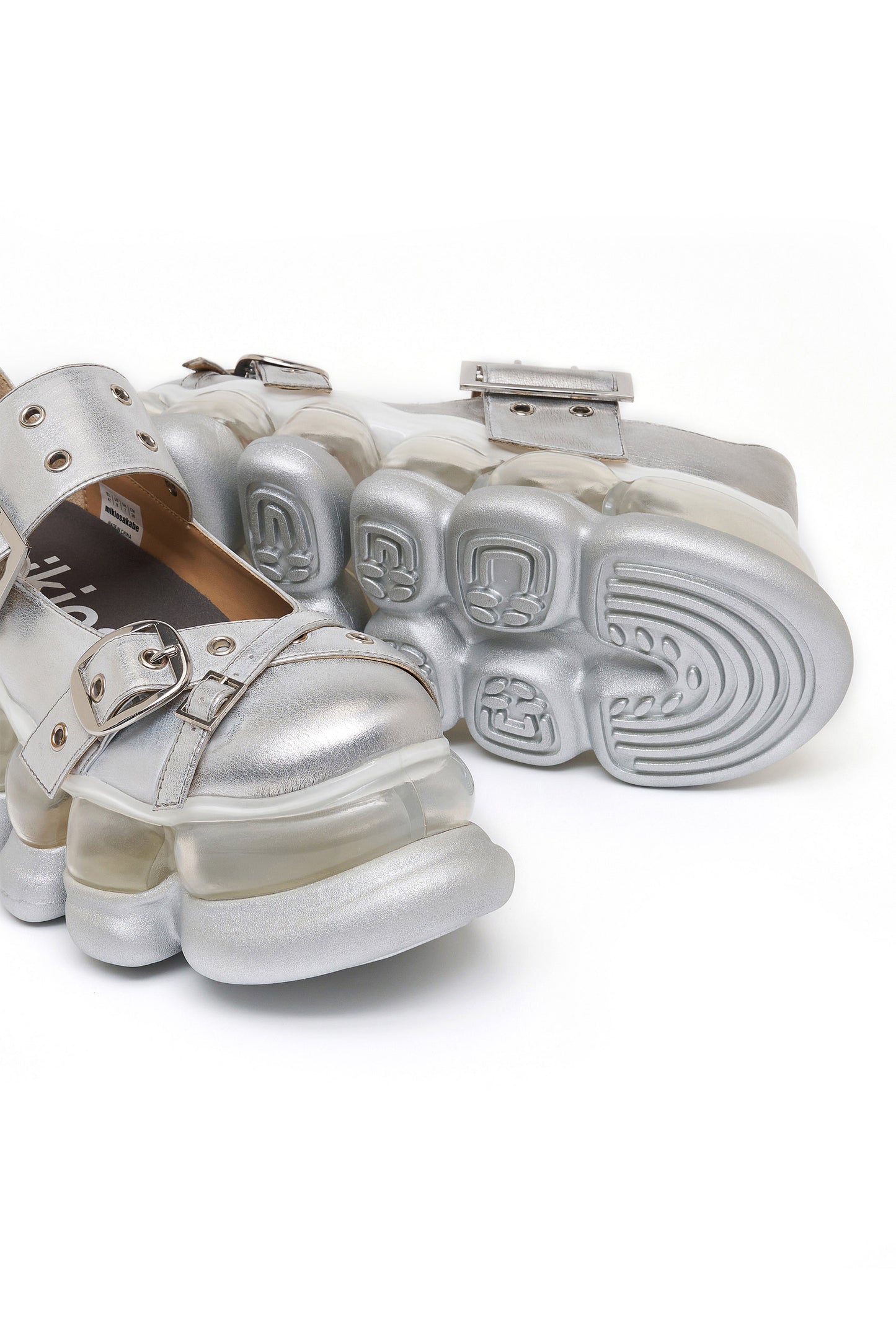 【SS26受注】"Jewelry" Ark Blushed Cross Mary Jane / Silver / MSS26SH03