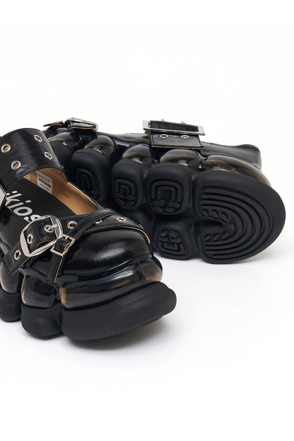【SS26受注】"Jewelry" Ark Blushed Cross Mary Jane / Black / MSS26SH03