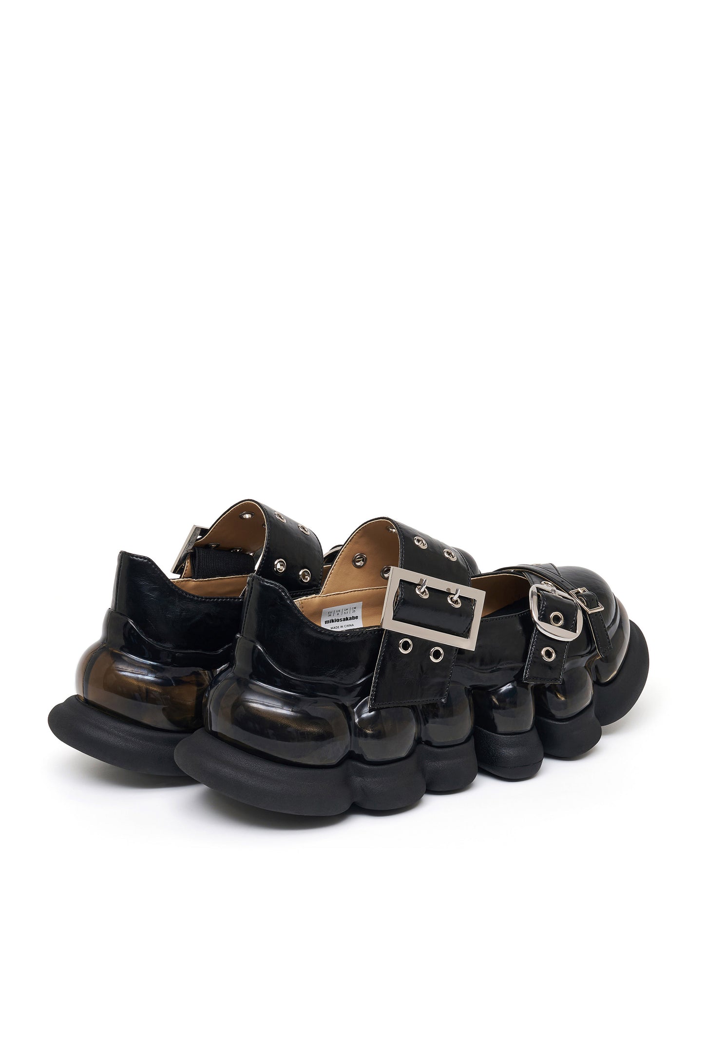 【SS26受注】"Jewelry" Ark Blushed Cross Mary Jane / Black / MSS26SH03