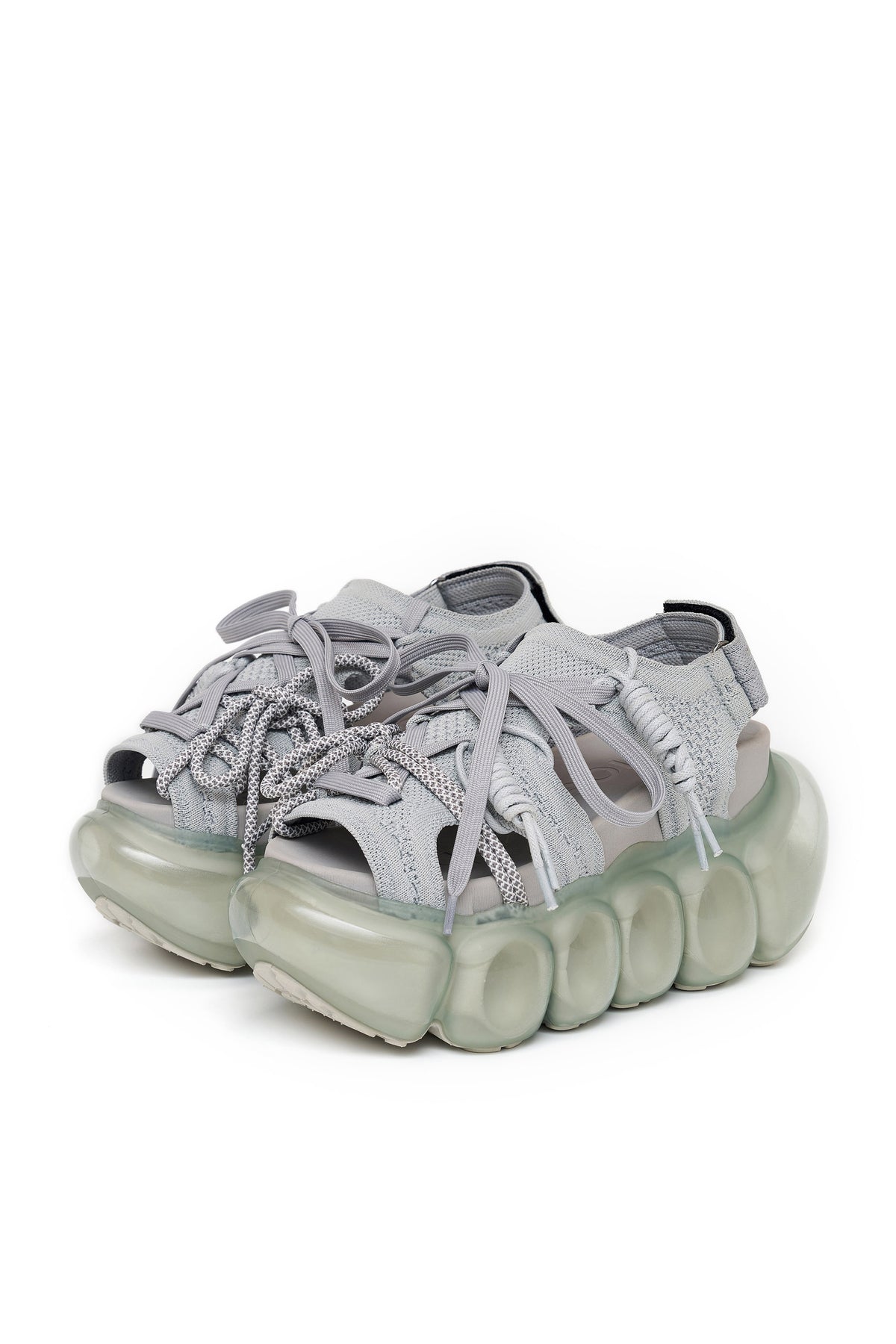 Jewelry Bubble Sandal Confusing Ⅰ / Gray｜MIKIOSAKABE&JennyFax 