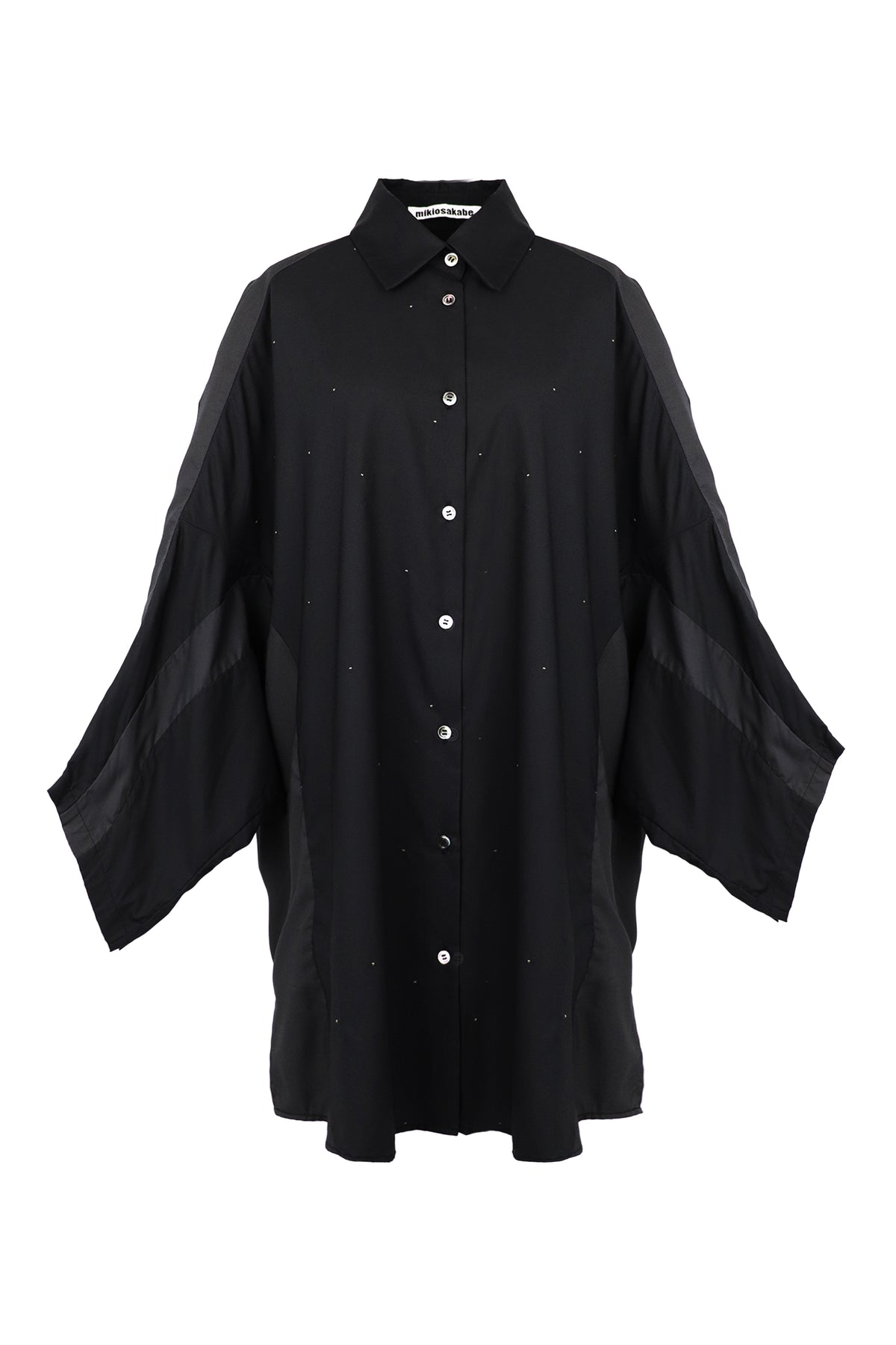 【SS27受注】Reversed Short Sleeve Shirt / Black / MSS27B012