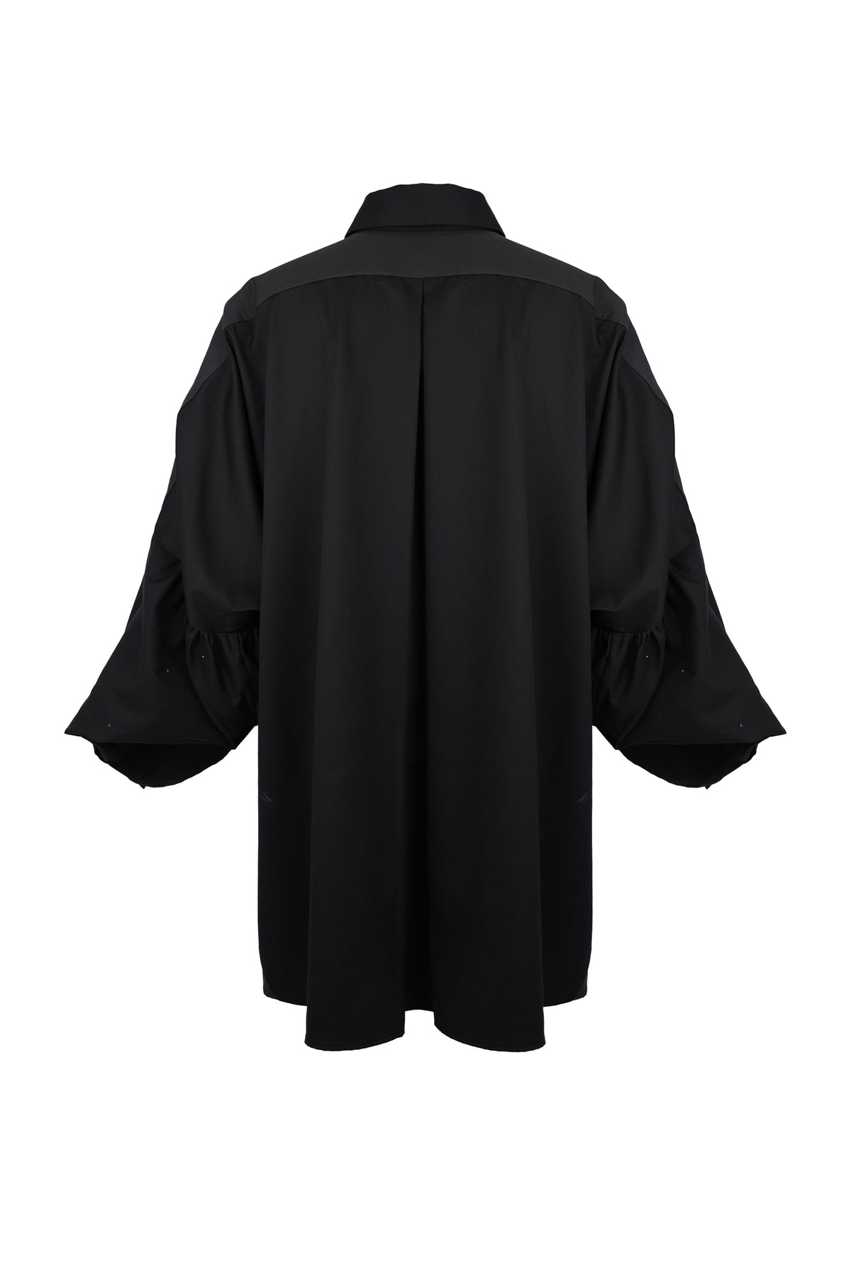 【SS27受注】Reversed Short Sleeve Shirt / Black / MSS27B012