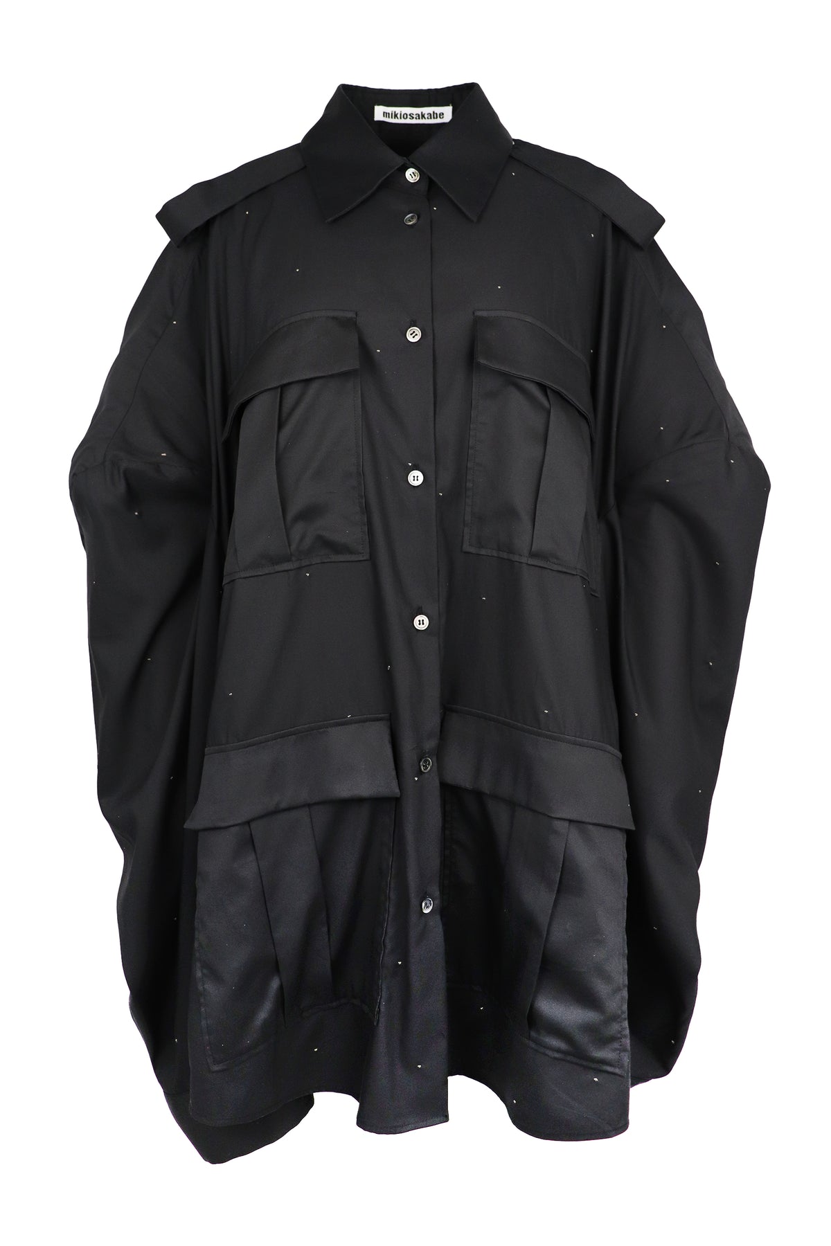 [SS27 Order] Box Shirt / Black / MSS27B061