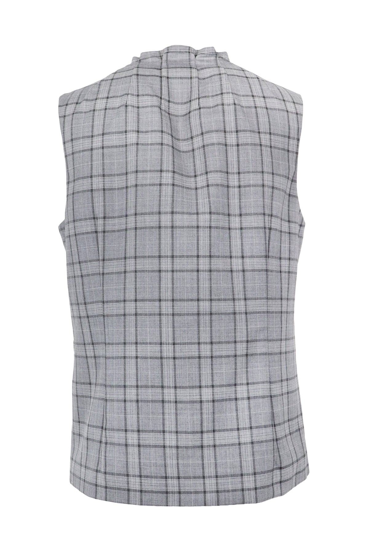 [SS27 Order] Shawl Collar Vest / Gray / MSS27B07